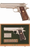 Pair of Cased World War II Commemorative Colt 1911A1 Pistols