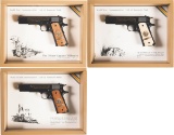 Three Cased Colt 1911 World War I Commemorative Pistols