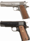 Two 1911 Pattern Semi-Automatic Pistols