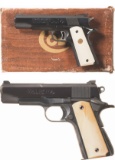 Two Colt Semi-Automatic Pistols