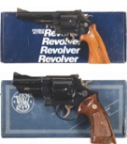 Two Smith & Wesson Double Action Revolvers with Boxes