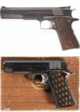 Two Colt Semi-Automatic Pistols