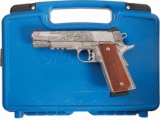 Engraved SIG Sauer GSR 1911 Semi-Automatic Pistol with Case
