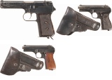 Three CZ Semi-Automatic Pistols