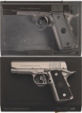 Two Para-Ordnance Semi-Automatic Pistols with Cases