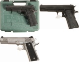 Three Cased 1911 Pattern Semi-Automatic Pistols