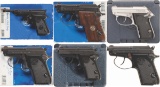 Six Beretta Semi-Automatic Pistols