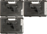 Three Springfield Armory XD Series Semi-Automatic Pistols