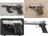 Four Semi-Automatic Pistols