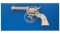 Adams Engraved Colt Third Generation Frontier Six Shooter