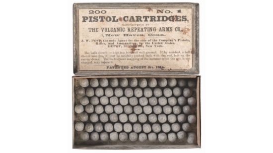 Volcanic Repeating Arms Co. Tin of No. 1 Volcanic Cartridges