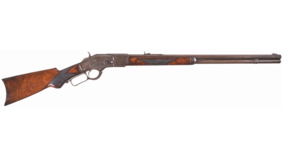 Winchester Deluxe Model 1873 Rifle with Casehardened Receiver