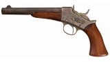Smoothbore Remington Model 1871 Commercial Rolling Block Pistol
