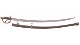 N.P. Ames U.S. Model 1840 Heavy Cavalry Saber and Scabbard