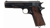 U.S. Navy Marked Colt 1911 Pistol with Holster, Factory Letter