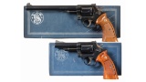 Two Smith & Wesson Double Action Revolvers with Boxes
