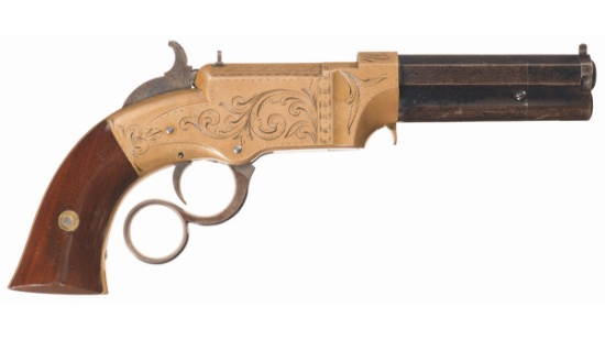 Factory Engraved New Haven Arms Company Volcanic Pistol