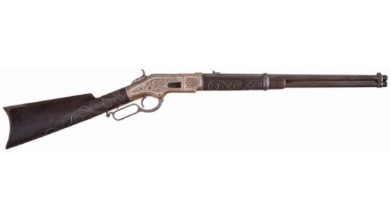 Engraved Winchester Model 1866 Carbine