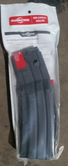 Eight Unpened SureFire MAG5-60 100 Round AR Magazines