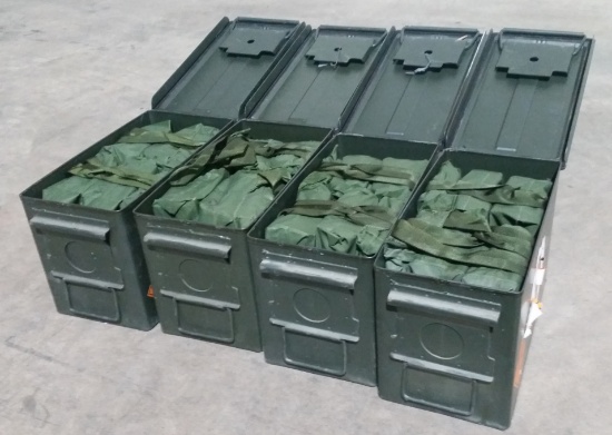 Four 450-Round Cannisters of 7.62mm Surplus Ammunition