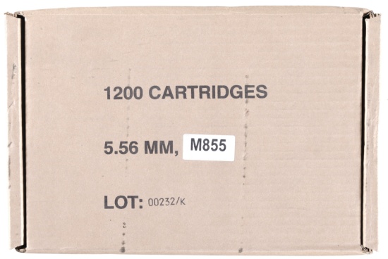 Four Cases of IMI 5.56 mm Ammunition