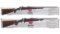 Two Ruger Bolt Action Rifles with Boxes