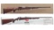 Two Bolt Action Rifles with Boxes