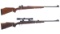 Two Bolt Action Rifles