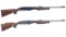 Two Remington Slide Action Rifles