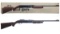 Two Ithaca M87 Deerslayer Slide Action Shotguns