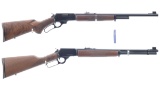 Two Marlin Lever Action Rifles