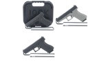 Three Glock Semi-Automatic Pistols