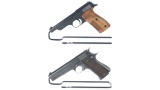 Two Semi-Automatic Pistols