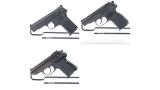 Three European Semi-Automatic Pistols