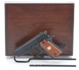 Cased Colt Mustang First Edition Semi-Automatic Pistol