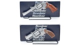 Two Smith & Wesson Double Action Revolvers with Boxes