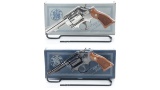 Two Smith & Wesson Double Action Revolvers with Boxes