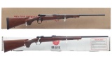 Two Bolt Action Rifles with Boxes