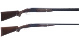 Two Double Barrel Shotguns