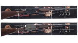 Two Winchester Model 1895 Lever Action Rifles with Boxes