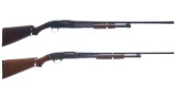 Two Winchester Slide Action Shotguns