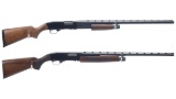 Two Winchester Slide Action Shotguns