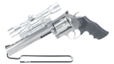 Dan Wesson Model 445 Super Mag Double Action Revolver with Scope