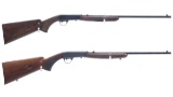 Two Browning .22 Semi-Automatic Rifles