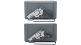 Two Ruger Double Action Revolvers with Cases