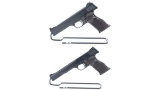 Two Smith & Wesson Model 46 Semi-Automatic Pistols