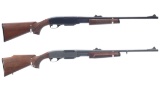 Two Remington Slide Action Rifles