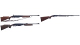 Three Remington Slide Action Rifles