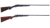 Two Double Barrel Shotguns