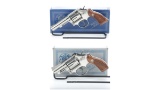 Two Smith & Wesson Double Action Revolvers with Boxes